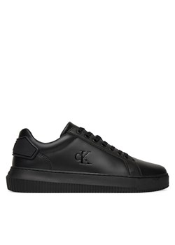Sneakersy Calvin Klein Jeans Chunky Cupsole Ru Patch Lth YM0YM01296 Czarny ze sklepu eobuwie.pl w kategorii Buty sportowe męskie - zdjęcie 184227149