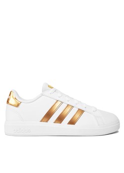 adidas Sneakersy Grand Court Sustainable Lace GY2578 Biały ze sklepu MODIVO w kategorii Buty sportowe dziecięce - zdjęcie 184227898