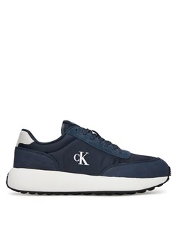 Calvin Klein Jeans Sneakersy Athleisure Runner Laceup Ny-Su YM0YM01370 Granatowy ze sklepu MODIVO w kategorii Buty sportowe męskie - zdjęcie 184227927