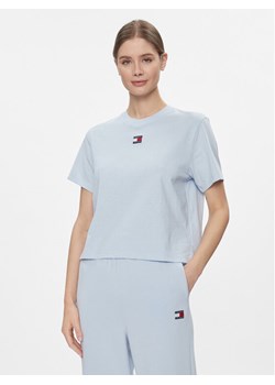 Tommy Jeans T-Shirt Badge DW0DW17391 Granatowy Boxy Fit ze sklepu MODIVO w kategorii Bluzki damskie - zdjęcie 184227946