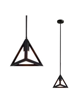 Pojedyncza lampa wisząca czarna z metalu UNA do kuchni ze sklepu Lysne w kategorii Lampy wiszące - zdjęcie 184228818