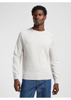 LEE MĘSKI SWETER LEE CLEAN RAGLAN SWEATER SHARP GREY MEL 112363889 ze sklepu YouNeedit.pl w kategorii Swetry męskie - zdjęcie 184229019