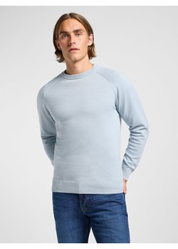 LEE MĘSKI SWETER LEE CLEAN RAGLAN SWEATER CONCRETE GRAY 112363891 ze sklepu YouNeedit.pl w kategorii Swetry męskie - zdjęcie 184229166