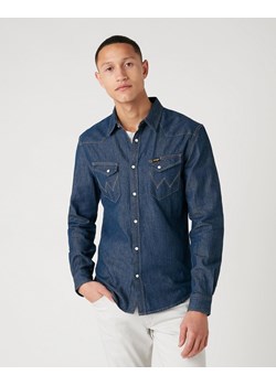 KOSZULA MĘSKA WRANGLER LS WESTERN SHIRT DARK STONE W5F25K098 112130116 ze sklepu YouNeedit.pl w kategorii Koszule męskie - zdjęcie 184229247
