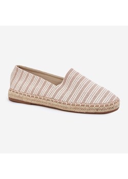 Espadryle Męskie Z Plecionką Beżowe beżowy ze sklepu ButyModne.pl w kategorii Espadryle męskie - zdjęcie 184230227