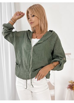 bluza venetta khaki one size ze sklepu UBRA w kategorii Bluzy damskie - zdjęcie 184231057
