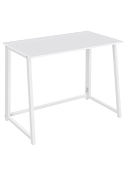 Białe minimalistyczne biurko składane B8-K88 ze sklepu Edinos.pl w kategorii Biurka i sekretarzyki - zdjęcie 184231169