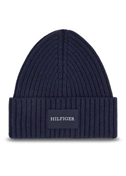 Czapka Tommy Hilfiger Monotype AM0AM12752 Granatowy ze sklepu eobuwie.pl w kategorii Czapki zimowe męskie - zdjęcie 184231279