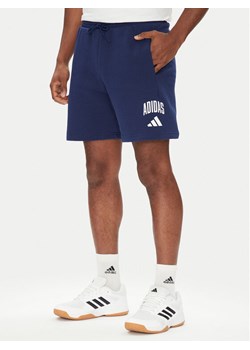 adidas Szorty sportowe Collegiate JM1728 Niebieski Regular Fit ze sklepu MODIVO w kategorii Spodenki męskie - zdjęcie 184231766