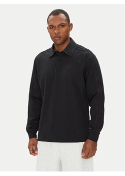 adidas Polo adicolor Rugby JY1401 Czarny Regular Fit ze sklepu MODIVO w kategorii T-shirty męskie - zdjęcie 184231776