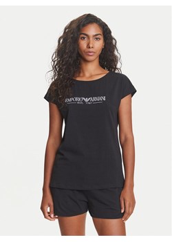 Emporio Armani Underwear Piżama EW000495 AF10881 UC001 Czarny Regular Fit ze sklepu MODIVO w kategorii Piżamy damskie - zdjęcie 184231786