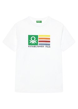 United Colors Of Benetton T-Shirt 3I1XC10N3 Biały Regular Fit ze sklepu MODIVO w kategorii T-shirty chłopięce - zdjęcie 184231848