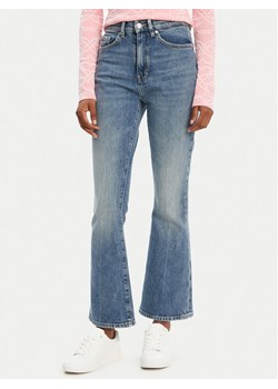 HUGO Jeansy Geflare_2 50541493 Niebieski Skinny Fit ze sklepu MODIVO w kategorii Jeansy damskie - zdjęcie 184231855