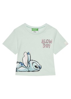United Colors Of Benetton T-Shirt 35RYG10HQ Zielony Regular Fit ze sklepu MODIVO w kategorii Bluzki dziewczęce - zdjęcie 184233505