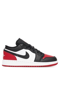 Nike Sneakersy Air Jordan 1 Low (GS) 553560 161 Czarny ze sklepu MODIVO w kategorii Buty sportowe dziecięce - zdjęcie 184233536