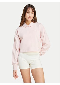 adidas Bluza ALL SZN French Terry IY6795 Różowy Regular Fit ze sklepu MODIVO w kategorii Bluzy damskie - zdjęcie 184233545