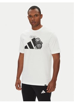adidas T-Shirt Yay Sports Graphic JL9256 Biały Regular Fit ze sklepu MODIVO w kategorii T-shirty męskie - zdjęcie 184233547