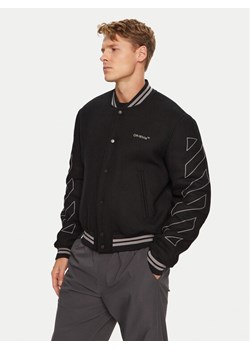 Off-White Kurtka bomber OMEA315S23FAB0011008 Czarny Regular Fit - id: 2230073526444 - marki Off-White - 184233549 Off-White Kurtka bomber OMEA315S23FAB0011008 Czarny Regular Fit ze sklepu MODIVO w kategorii Kurtki męskie - zdjęcie 184233549