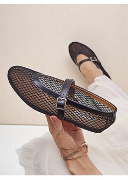 Royalfashion Damskie baleriny ażurowe z paseczkiem Naommi ze sklepu royalfashion.pl w kategorii Balerinki - zdjęcie 184234045