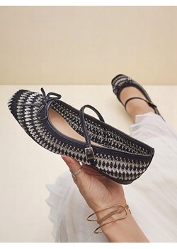 Royalfashion Damskie baleriny plecione z paseczkiem Vanot ze sklepu royalfashion.pl w kategorii Balerinki - zdjęcie 184234137