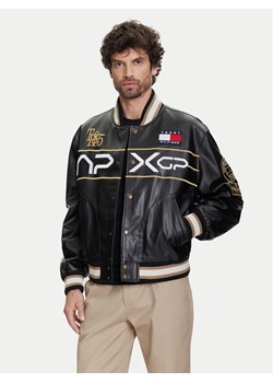 Tommy Hilfiger Kurtka z imitacji skóry F1 Movie Racing Varsity MW0MW41365 Czarny Regular Fit ze sklepu MODIVO w kategorii Kurtki męskie - zdjęcie 184235128