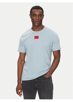 HUGO T-Shirt Diragolino212 50447978 Niebieski Regular Fit ze sklepu MODIVO w kategorii T-shirty męskie - zdjęcie 184235168