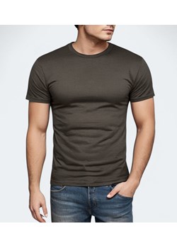 T-shirt premium bawełniany grafitowy Recea ze sklepu Recea.pl w kategorii T-shirty męskie - zdjęcie 184235685
