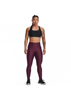 Damskie legginsy treningowe Under Armour HG Armour HiRise Leg - bordowe ze sklepu Sportstylestory.com w kategorii Spodnie damskie - zdjęcie 184236165