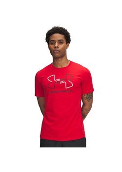 Męski t-shirt z nadrukiem Under Armour UA Gl Foundation Update Ss - czerwony ze sklepu Sportstylestory.com w kategorii T-shirty męskie - zdjęcie 184237015