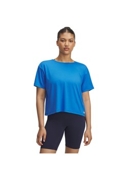 Damska koszulka treningowa Under Armour Motion SS - niebieska ze sklepu Sportstylestory.com w kategorii Bluzki damskie - zdjęcie 184237018