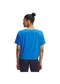 Damska koszulka treningowa Under Armour Motion SS - niebieska ze sklepu Sportstylestory.com w kategorii Bluzki damskie - zdjęcie 184237019