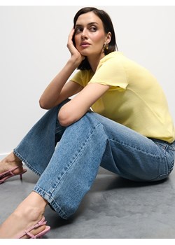 Mohito - Jeansy wide leg - niebieski ze sklepu Mohito w kategorii Jeansy damskie - zdjęcie 184239657
