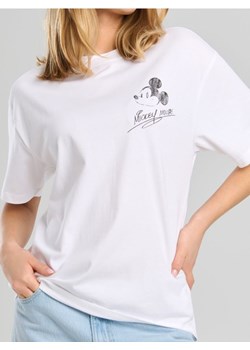 Sinsay - Koszulka z nadrukiem Mickey Mouse - biały ze sklepu Sinsay w kategorii Bluzki damskie - zdjęcie 184246638