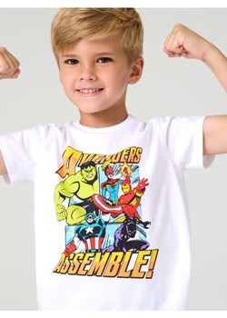 Sinsay - Koszulka Avengers - biały ze sklepu Sinsay w kategorii T-shirty chłopięce - zdjęcie 184246835
