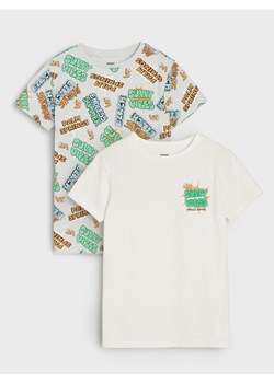 Sinsay - Koszulki z motywem graffiti 2 pack - szary ze sklepu Sinsay w kategorii T-shirty chłopięce - zdjęcie 184247085