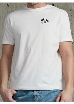 Sinsay - Koszulka - kremowy ze sklepu Sinsay w kategorii T-shirty męskie - zdjęcie 184247126