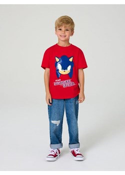 Sinsay - Koszulka z aplikacją Sonic the Hedgehog: Modern - czerwony - id: 943AE-33X - marki Sinsay - 184247146 Sinsay - Koszulka z aplikacją Sonic the Hedgehog: Modern - czerwony ze sklepu Sinsay w kategorii T-shirty chłopięce - zdjęcie 184247146