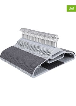 SONGMICS Wieszaki (50 szt.) w kolorze srebrno-szarym - szer. 41,5 cm ze sklepu Limango Polska w kategorii Szafy - zdjęcie 184247696