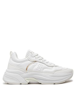 Sneakersy Tommy Hilfiger Chunky Dressy Runner FW0FW08346 Biały ze sklepu eobuwie.pl w kategorii Buty sportowe damskie - zdjęcie 184247965