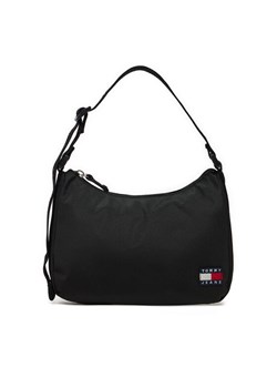Torebka Tommy Jeans Tjw Ess Daily Shoulder Bag AW0AW16276 Czarny ze sklepu eobuwie.pl w kategorii Listonoszki - zdjęcie 184248019