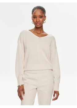 Morgan Sweter 241-MOLLI Écru Regular Fit ze sklepu MODIVO w kategorii Swetry damskie - zdjęcie 184248389
