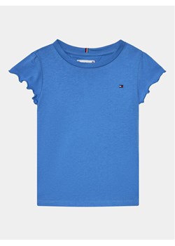 Tommy Hilfiger T-Shirt Essential KG0KG07052 M Niebieski Regular Fit ze sklepu MODIVO w kategorii Bluzki dziewczęce - zdjęcie 184248558
