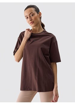 4F Koszulka w kolorze brązowym ze sklepu Limango Polska w kategorii Bluzki damskie - zdjęcie 184249739