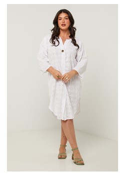 Curvy Lady Sukienka w kolorze białym ze sklepu Limango Polska w kategorii Sukienki - zdjęcie 184251136
