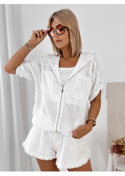 bluza aurhona biała one size ze sklepu UBRA w kategorii Bluzy damskie - zdjęcie 184251356