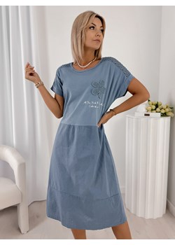sukienka roche niebieska one size ze sklepu UBRA w kategorii Sukienki - zdjęcie 184251707