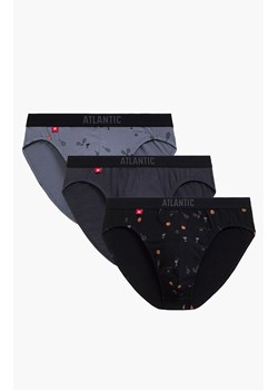 3-pack slipy męskie Sport 3MP-171-CZA/GRF/NIE, Kolor multicolour, Rozmiar M, ATLANTIC ze sklepu Intymna w kategorii Majtki damskie - zdjęcie 184251855