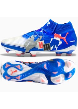 Buty piłkarskie Puma Future 8 Ultimate Forever Fg 108420-01 niebieskie ze sklepu ButyModne.pl w kategorii Buty sportowe męskie - zdjęcie 184252108
