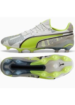 Buty piłkarskie Puma King Ultimate Forever FG/AG 108426-01 szare ze sklepu ButyModne.pl w kategorii Buty sportowe męskie - zdjęcie 184252109