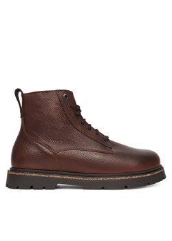 Trapery Birkenstock Highwood Lace Mid 1030757 Brązowy ze sklepu eobuwie.pl w kategorii Buty zimowe męskie - zdjęcie 184252646
